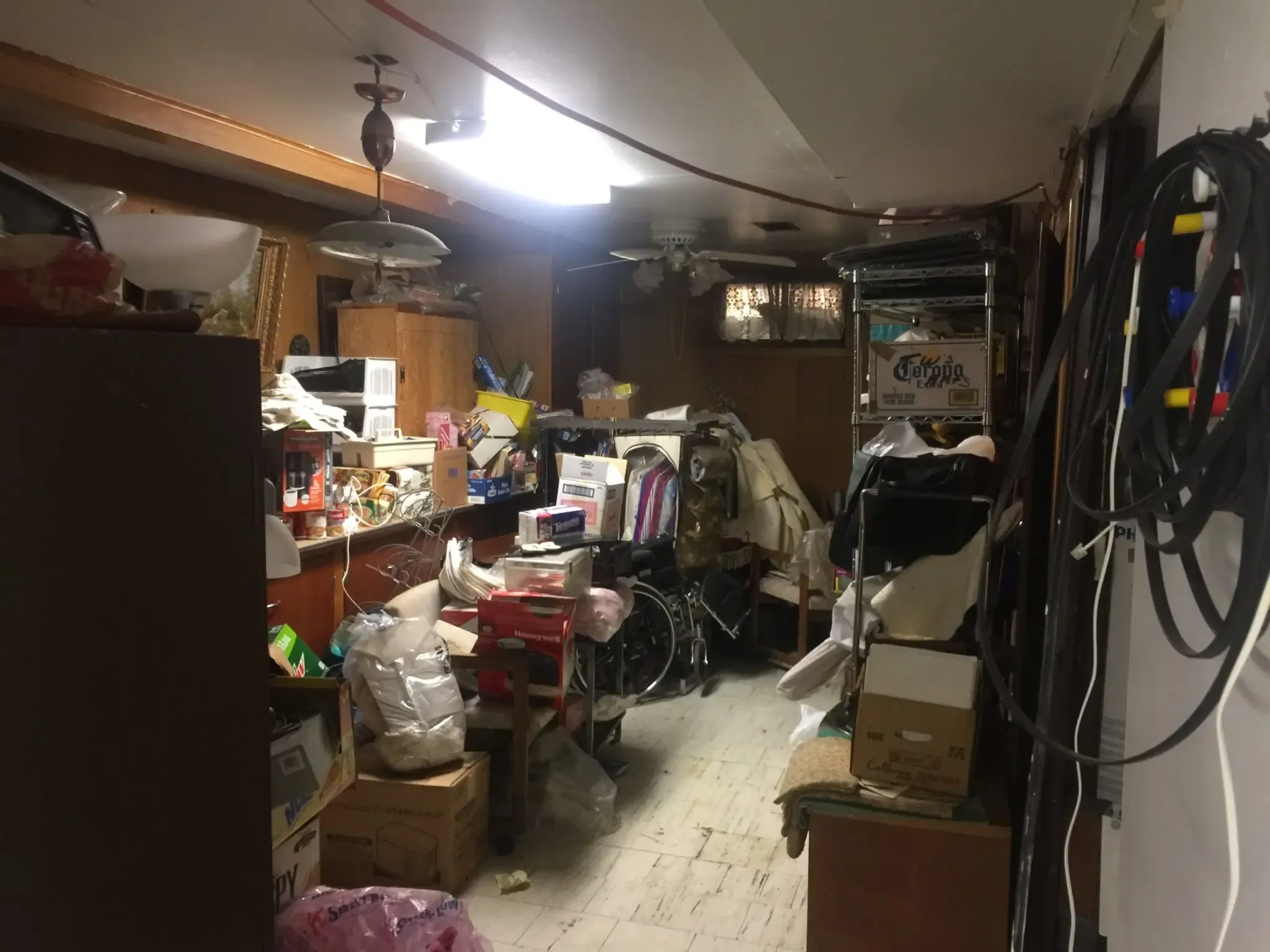 Interior before